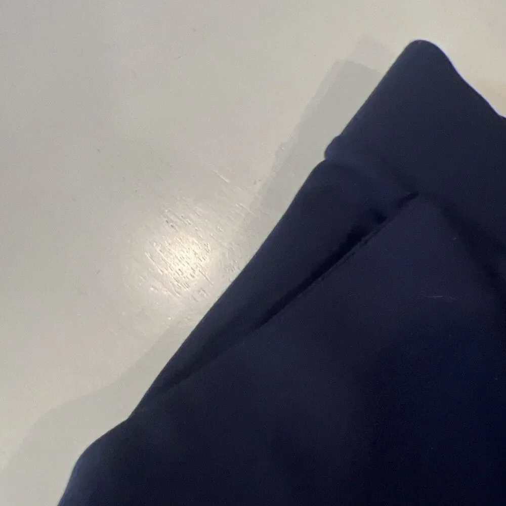 Hue Womens Leggings Size 3X Plus Navy Pockets - Picture 4 of 9